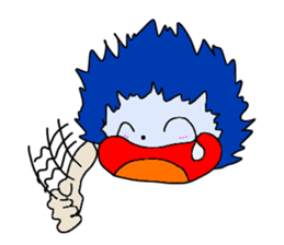 Blue Fire JP sticker #123401