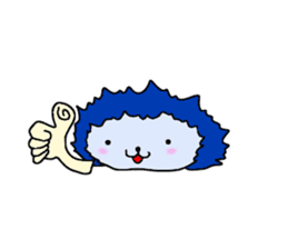 Blue Fire JP sticker #123408