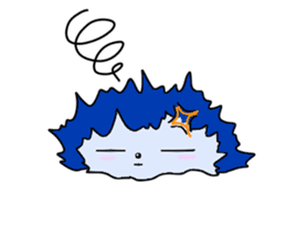 Blue Fire JP sticker #123411