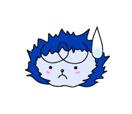 Blue Fire JP sticker #123415