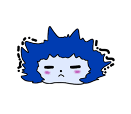 Blue Fire JP sticker #123418