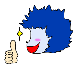 Blue Fire JP sticker #123419