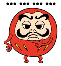 Daruma sticker #123594