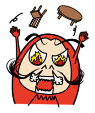 Daruma sticker #123608