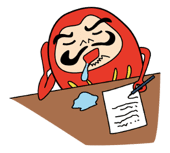 Daruma sticker #123610
