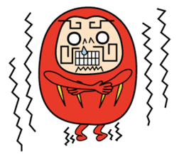 Daruma sticker #123614