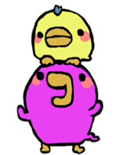 Piyo & Nyoro sticker #123987