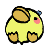 Piyo & Nyoro sticker #124010