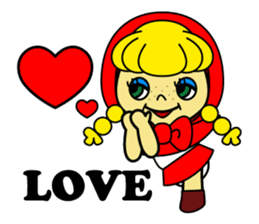 Little girl. sticker #124101