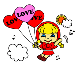 Little girl. sticker #124102