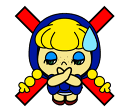 Little girl. sticker #124103