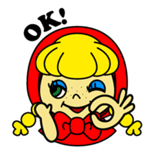 Little girl. sticker #124104