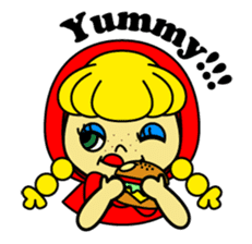 Little girl. sticker #124106