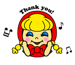 Little girl. sticker #124107