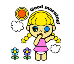 Little girl. sticker #124108