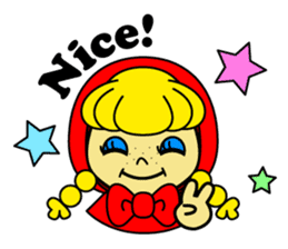 Little girl. sticker #124110