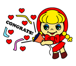 Little girl. sticker #124111