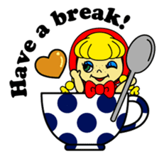 Little girl. sticker #124112