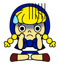 Little girl. sticker #124115