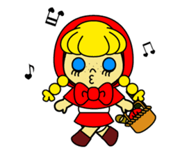 Little girl. sticker #124116