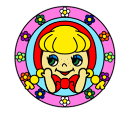 Little girl. sticker #124117