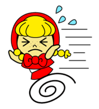 Little girl. sticker #124118