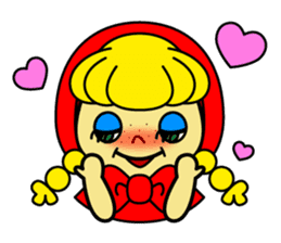 Little girl. sticker #124119