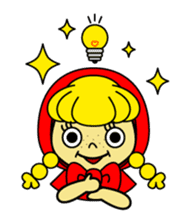 Little girl. sticker #124124