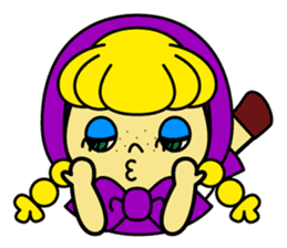 Little girl. sticker #124125