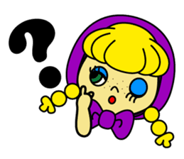 Little girl. sticker #124128