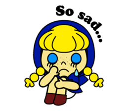 Little girl. sticker #124129