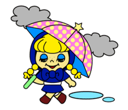 Little girl. sticker #124130