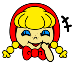 Little girl. sticker #124132