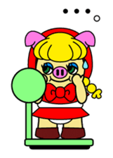 Little girl. sticker #124133