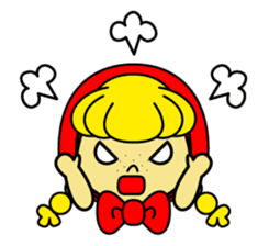 Little girl. sticker #124135