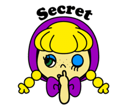 Little girl. sticker #124136