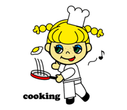 Little girl. sticker #124139