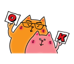Orange Cat sticker #124540
