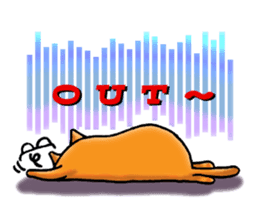 Orange Cat sticker #124546