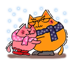 Orange Cat sticker #124556