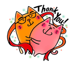 Orange Cat sticker #124562