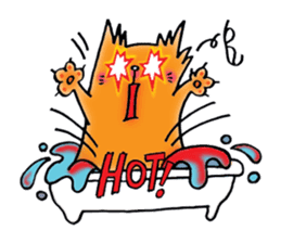 Orange Cat sticker #124567