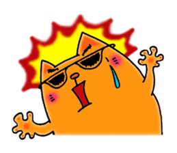 Orange Cat sticker #124570