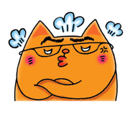 Orange Cat sticker #124571