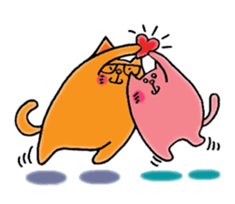 Orange Cat sticker #124576