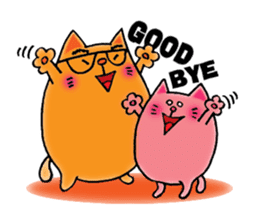 Orange Cat sticker #124579