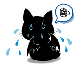 Gill The Black Cat sticker #124701