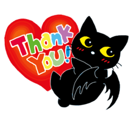 Gill The Black Cat sticker #124703