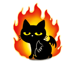 Gill The Black Cat sticker #124708
