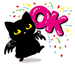 Gill The Black Cat sticker #124711